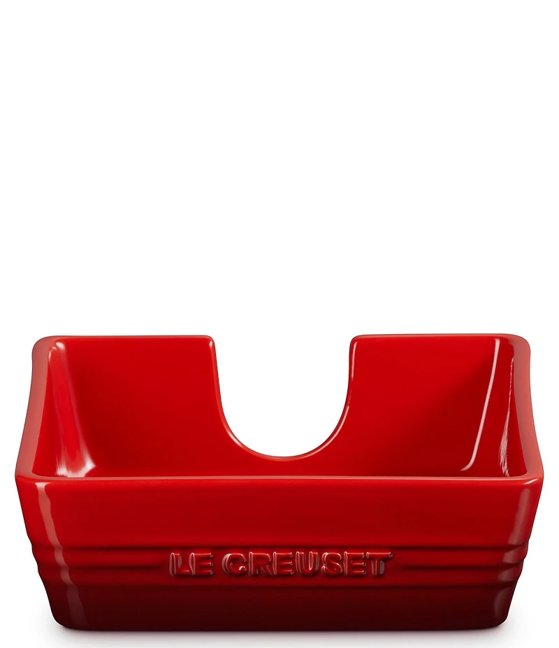 Le Creuset Stoneware Signature Cocktail Napkin Holder - 6 in.
