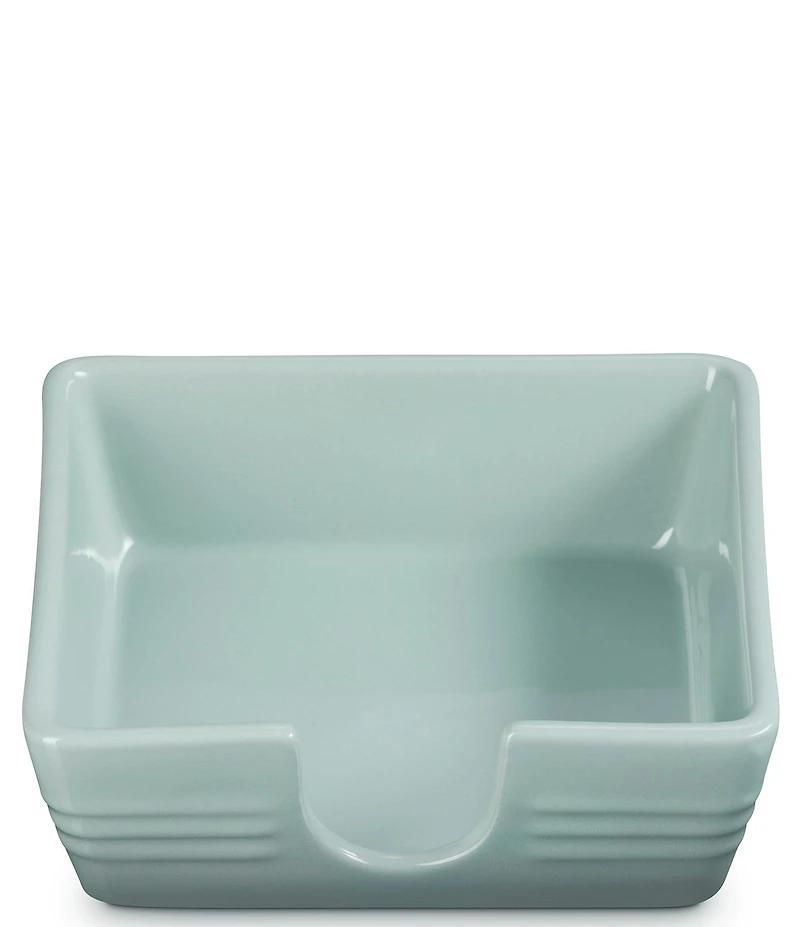 Le Creuset Stoneware Signature Cocktail Napkin Holder - 6 in.