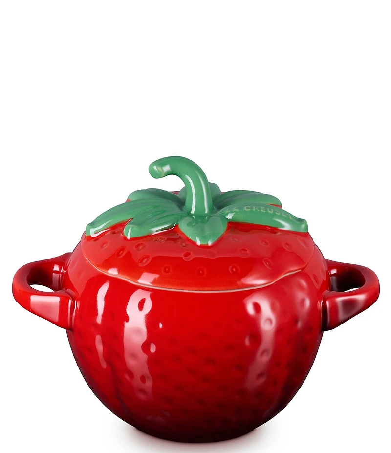 Le Creuset Stoneware Strawberry Mini Cocotte, 16 oz.