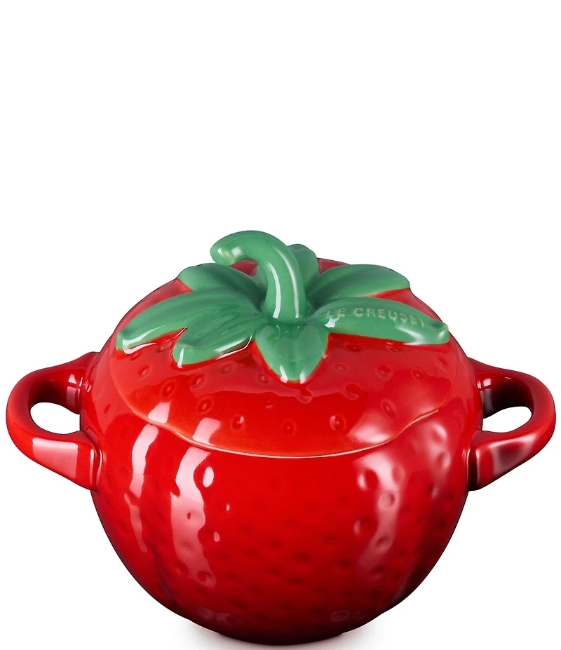 Le Creuset Stoneware Strawberry Mini Cocotte, 16 oz.