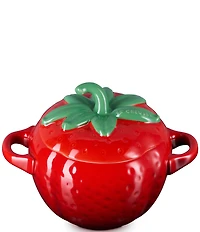 Le Creuset Stoneware Strawberry Mini Cocotte, 16 oz.
