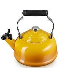 Le Creuset Whistling 1.7-Quart Enamel Steel Classic Kettle - Nectar
