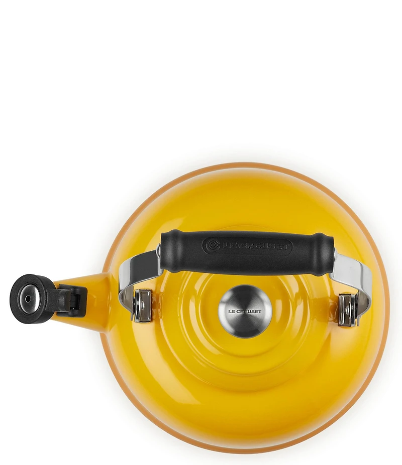 Le Creuset Whistling 1.7-Quart Enamel Steel Classic Kettle - Nectar