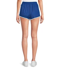 Le Lis Low Rise Lace Trim Track Shorts