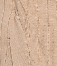 Le Lis V-Neck Twist Front Split Hem Knit Top