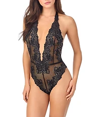 Le Mystere Lace Allure Halter Neck Bodysuit