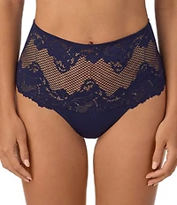 Le Mystere Lace Allure High Waisted Thong Panty