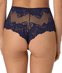 Le Mystere Lace Allure High Waisted Thong Panty