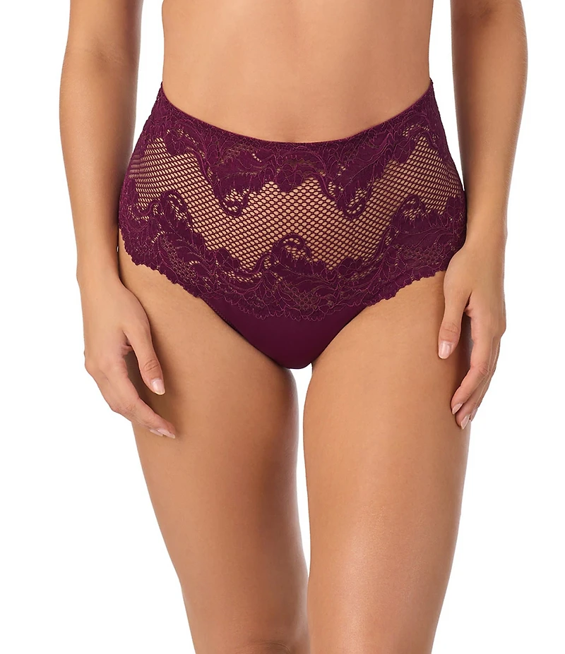 Le Mystere Lace Allure High Waisted Thong