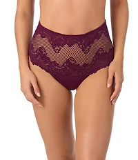 Le Mystere Lace Allure High Waisted Thong