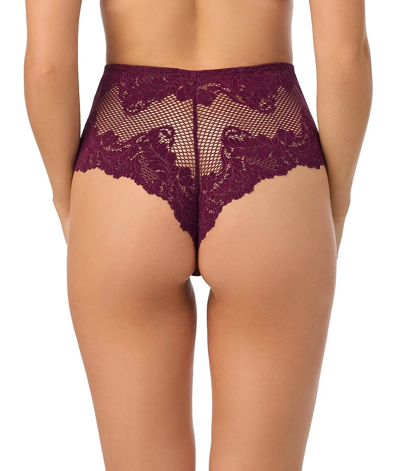 Le Mystere Lace Allure High Waisted Thong
