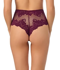 Le Mystere Lace Allure High Waisted Thong