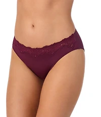 Le Mystere Lace Allure Microfiber Bikini Panty