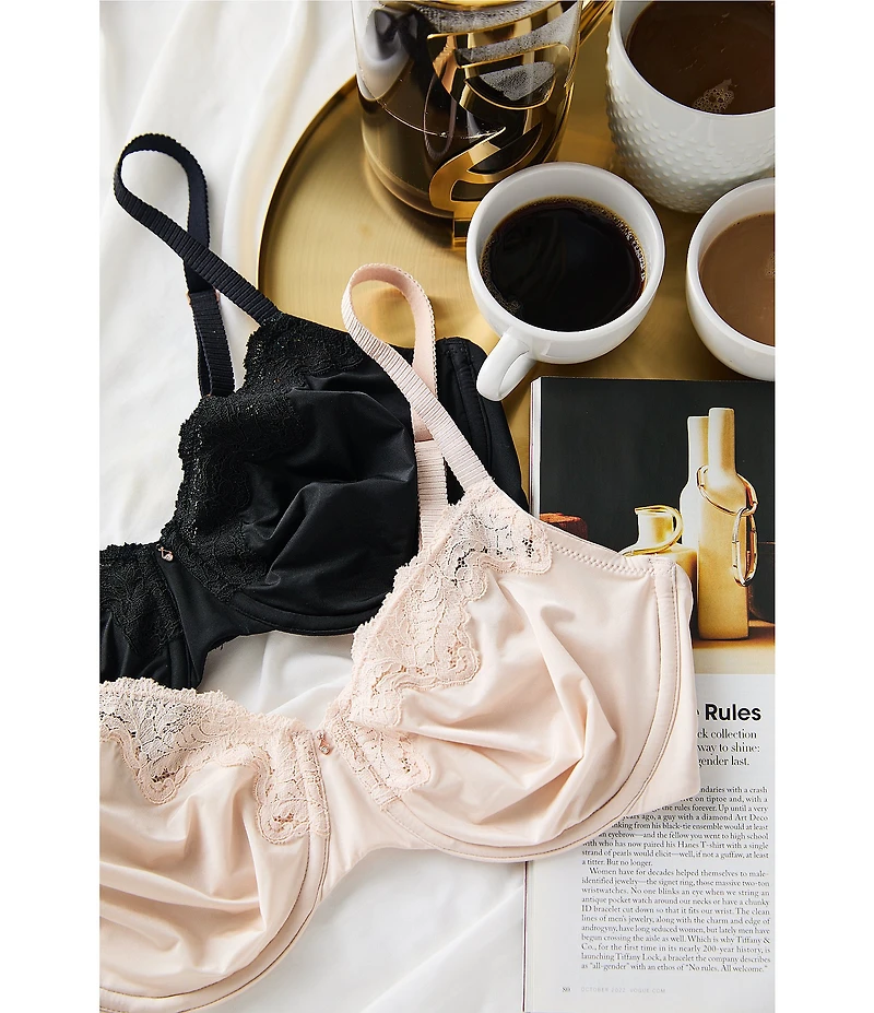 Le Mystere Lace Allure Unlined Underwire Bra