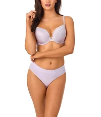 Le Mystere Safari Plunge Full-Busted Contour Underwire Square Back T-Shirt Bra