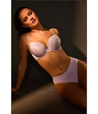 Le Mystere Safari Plunge Full-Busted Contour Underwire Square Back T-Shirt Bra