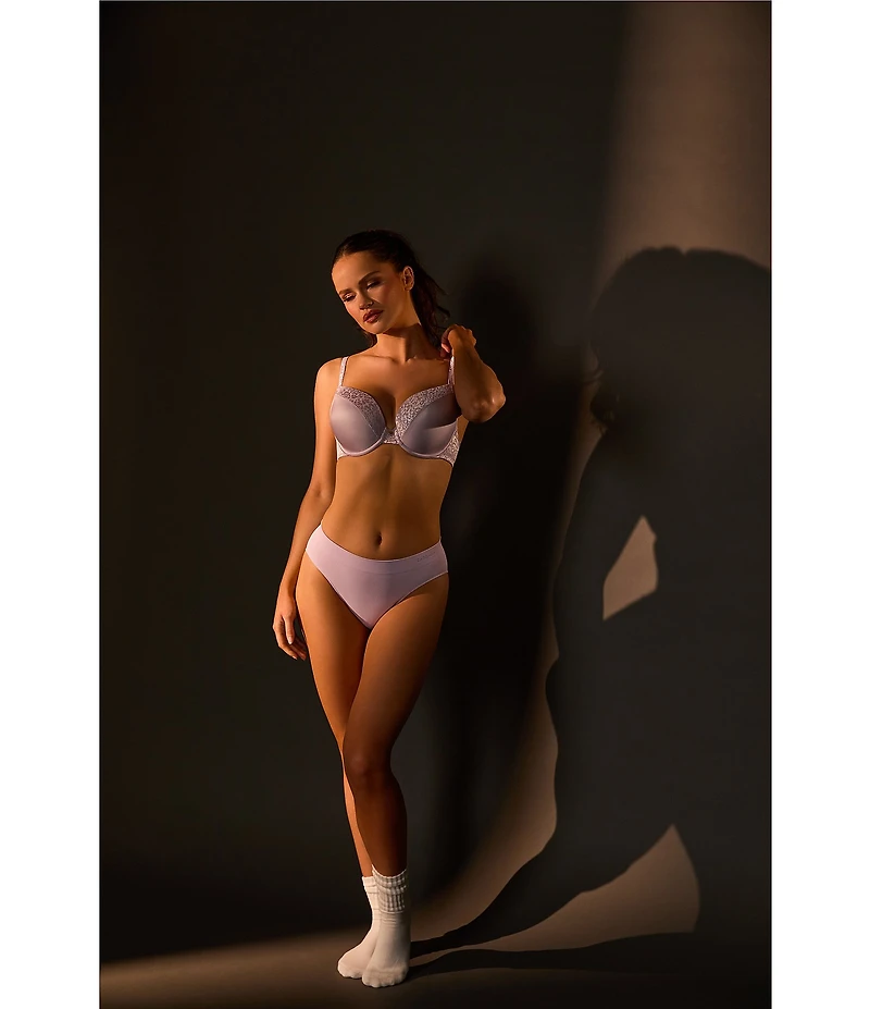 Le Mystere Safari Plunge Full-Busted Contour Underwire Square Back T-Shirt Bra