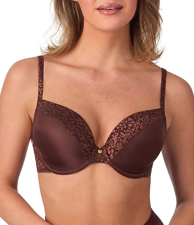 Le Mystere Safari Plunge Full-Busted Contour Underwire Square Back T-Shirt Bra
