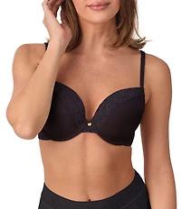 Le Mystere Safari Plunge Full-Busted Contour Underwire Square Back T-Shirt Bra