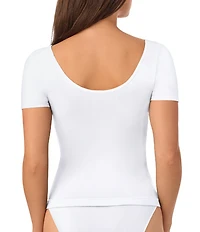 Le Mystere Seamless Comfort Short Sleeve Scoop Neck T-Shirt