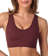 Le Mystere Seamless Comfort Wire-Free Back Smoother Bra