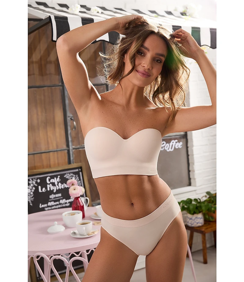 Le Mystere Seamless Comfort Wire-Free Bandeau Bra