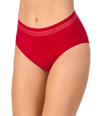Le Mystere Second Skin Stripe Elastic Brief Panty