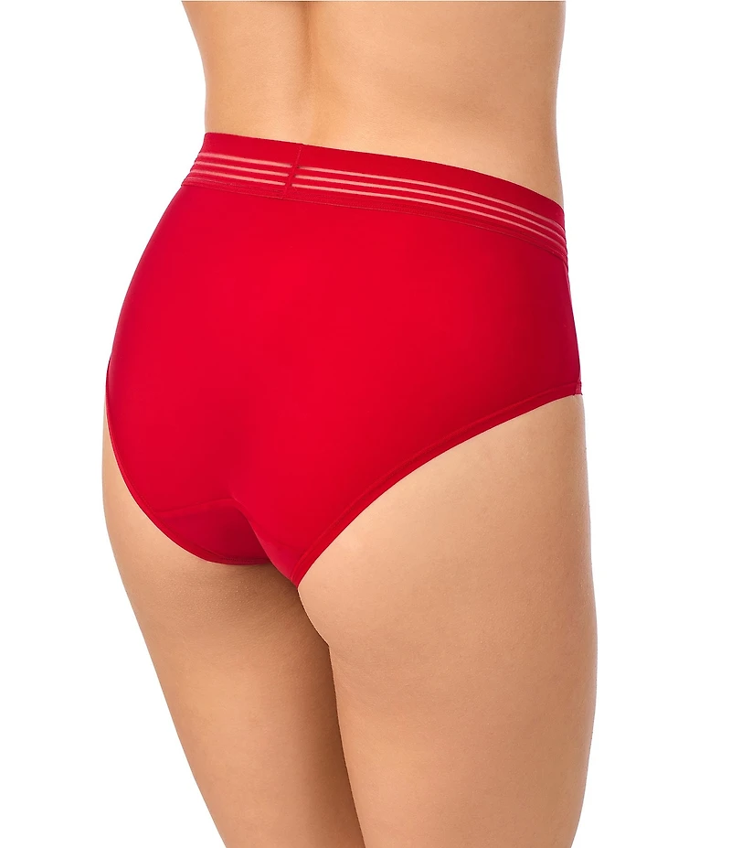 Le Mystere Second Skin Stripe Elastic Brief Panty