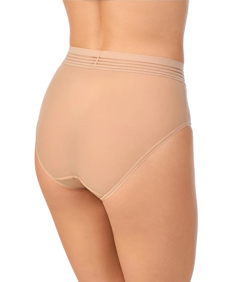 Le Mystere Second Skin Stripe Elastic Brief Panty