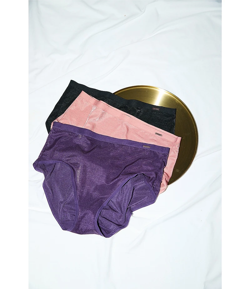 Le Mystere Shimmer Mesh Brief Panty