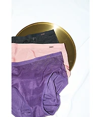 Le Mystere Shimmer Mesh Brief Panty