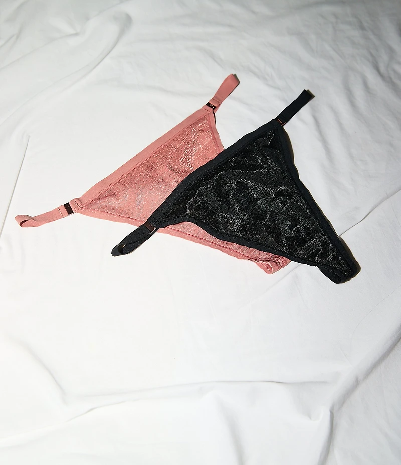 Le Mystere Shimmer Mesh G-String Panty