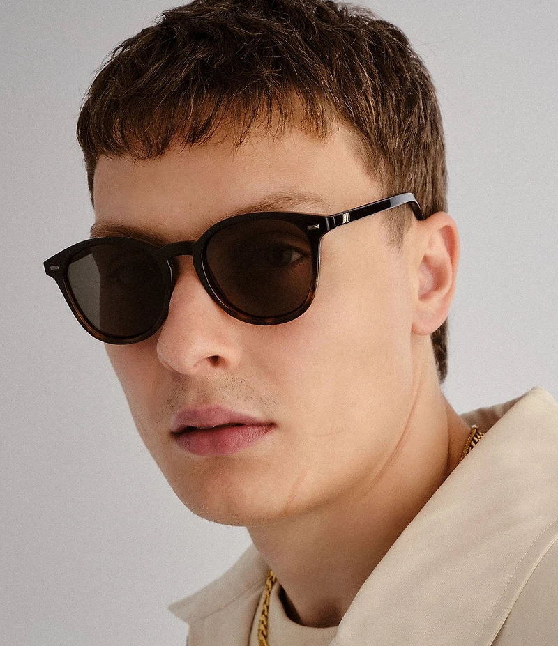 Le Specs Bandwagon Round 51mm Sunglasses