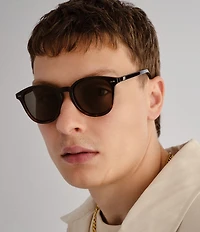 Le Specs Bandwagon Round 51mm Sunglasses