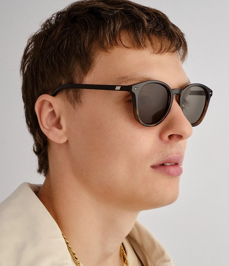 Le Specs Bandwagon Round 51mm Sunglasses
