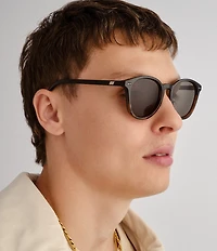 Le Specs Bandwagon Round 51mm Sunglasses