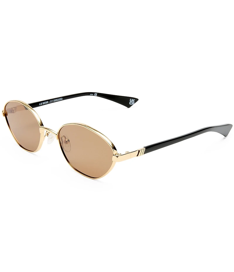 Le Specs Unisex Le Bebe 58mm Oval Sunglasses