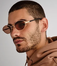 Le Specs Unisex Le Bebe 58mm Oval Sunglasses