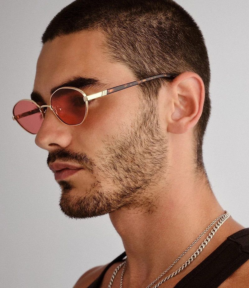 Le Specs Unisex Le Bebe 58mm Oval Sunglasses