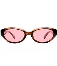 Le Specs Unisex Le Bijou 55mm Oval Sunglasses