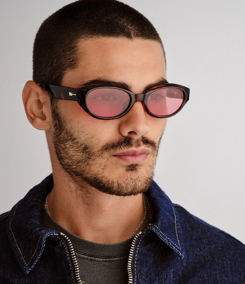 Le Specs Unisex Le Bijou 55mm Oval Sunglasses