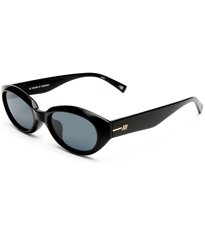 Le Specs Unisex Le Bijou 55mm Oval Sunglasses