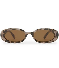 Le Specs Unisex Outta Love 51mm Tortoise Oval Sunglasses
