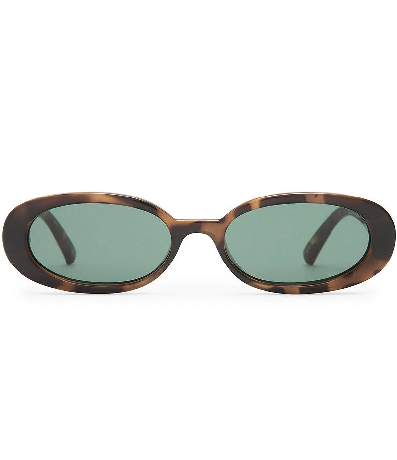 Le Specs Unisex Outta Love 51mm Tortoise Oval Sunglasses