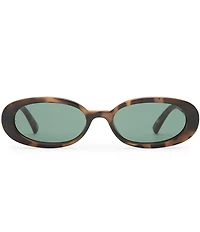 Le Specs Unisex Outta Love 51mm Tortoise Oval Sunglasses