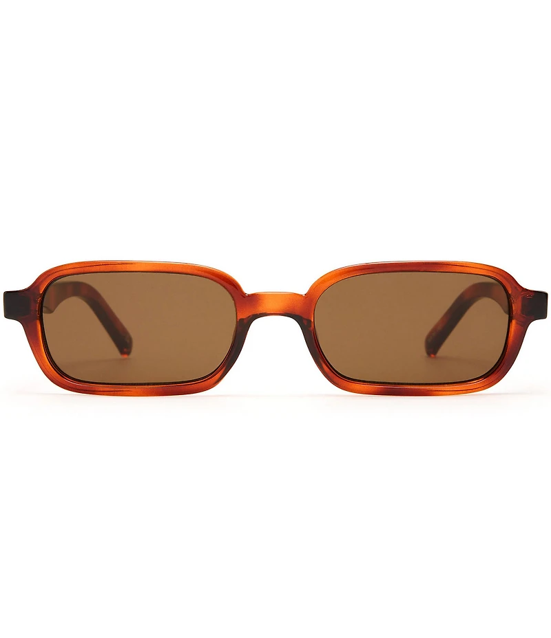 Le Specs Unisex Pilferer 53mm Tortoise Rectangle Sunglasses