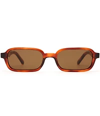 Le Specs Unisex Pilferer 53mm Tortoise Rectangle Sunglasses