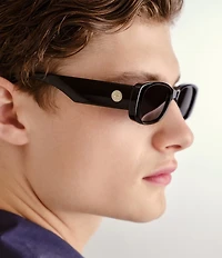 Le Specs Unisex Unreal! 52mm Rectangle Sunglasses