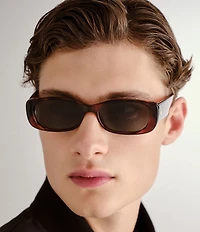 Le Specs Unisex Unreal! 52mm Tortoise Rectangle Sunglasses