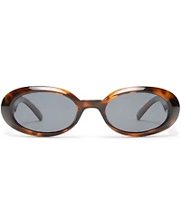 Le Specs Unisex Work It! 53mm Tortoise Oval Sunglasses